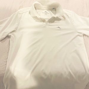 Tommy Bahama Medium White Polo